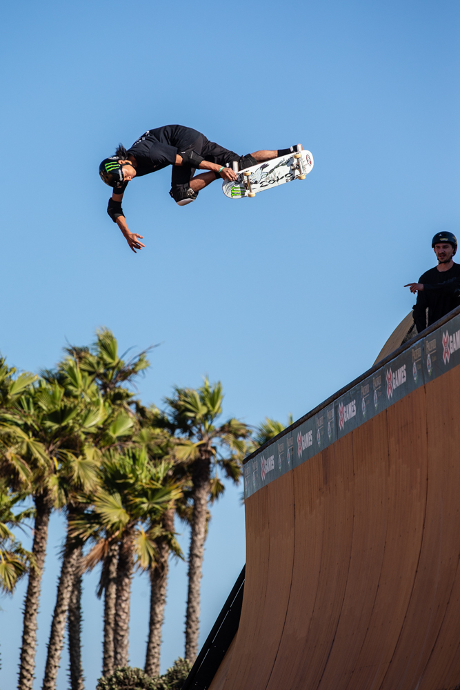 Monster Energy's Moto Shibata Wins Bronze in Men's Skateboard Vert at X Games California in Ventura, California
