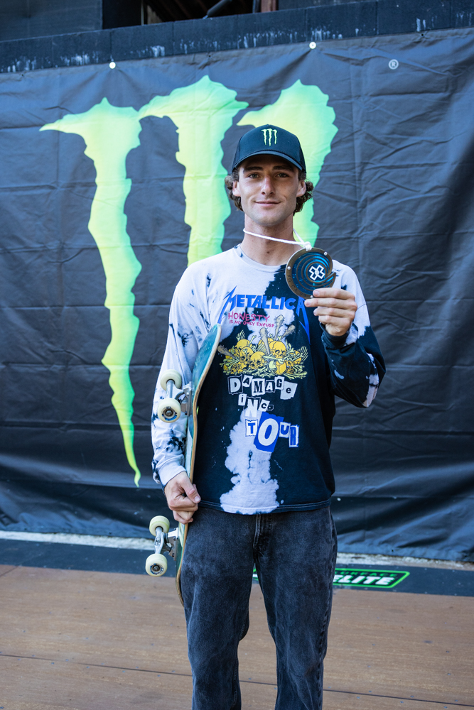 Monster Energy's Tom Schaar Wins Bronze in Skateboard Megapark at X Games California 2023