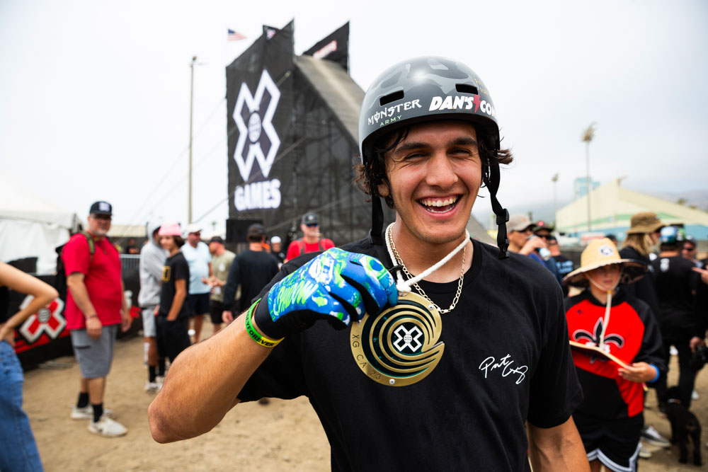 Monster Army's Brady Baker Wins Gold in BMX Dirt at X Games 2023 in Ventura, California