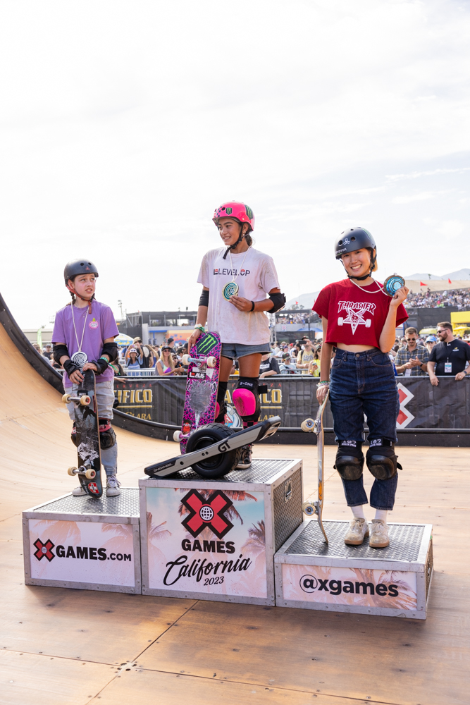 Monster Army's Arisa Trew Wins Gold and Monster Army Teammate Asahi Kaihara Wins Bronze in Women's Skateboard Vert at X Games California 2023