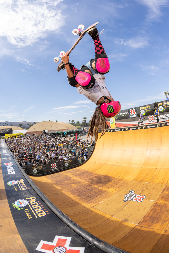 Monster Army's Arisa Trew Wins Gold in Women's Skateboard Vert at X Games California 2023 in Ventura, California