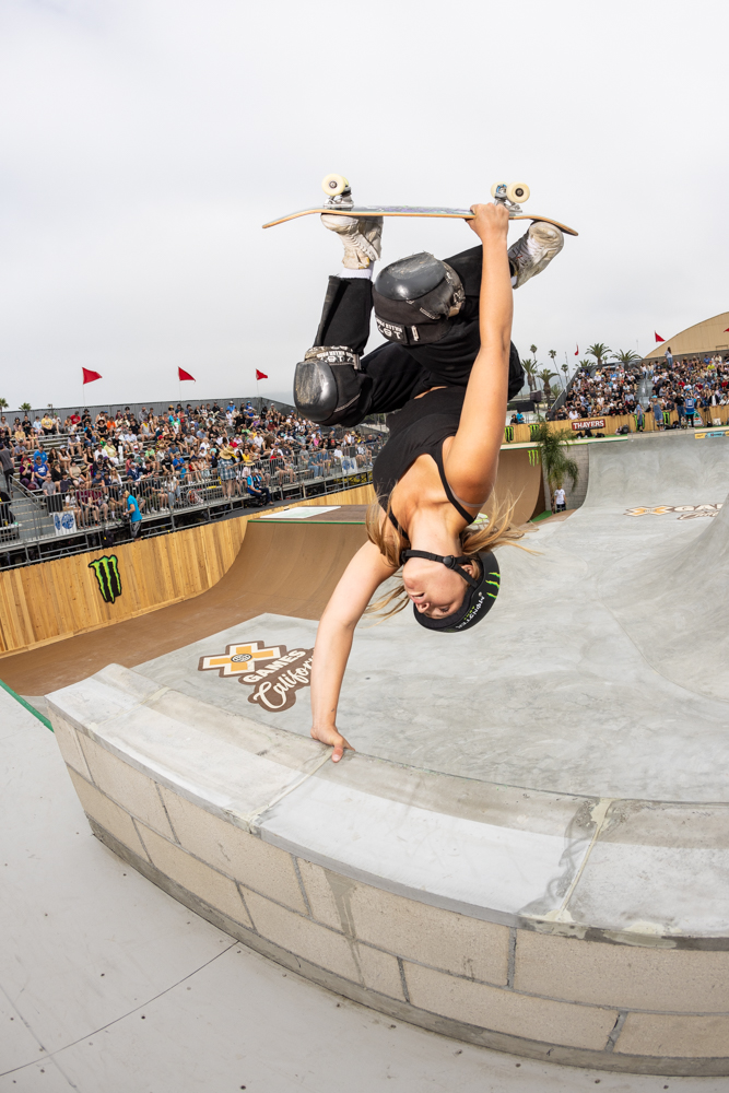 Monster Energy's Grace Marhoefer Wins Bronze in Women's Skateboard Park at X Games California 2023 in Ventura, California