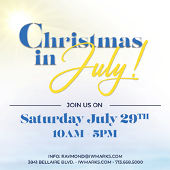 It's Christmas in July at I W Marks Jewelers: A Festive Extravaganza of food, entertainment, giveaways and more