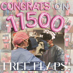 PRMA Plastic Surgery Celebrates the Completion of Their 11,500th Free Flap Breast Reconstruction