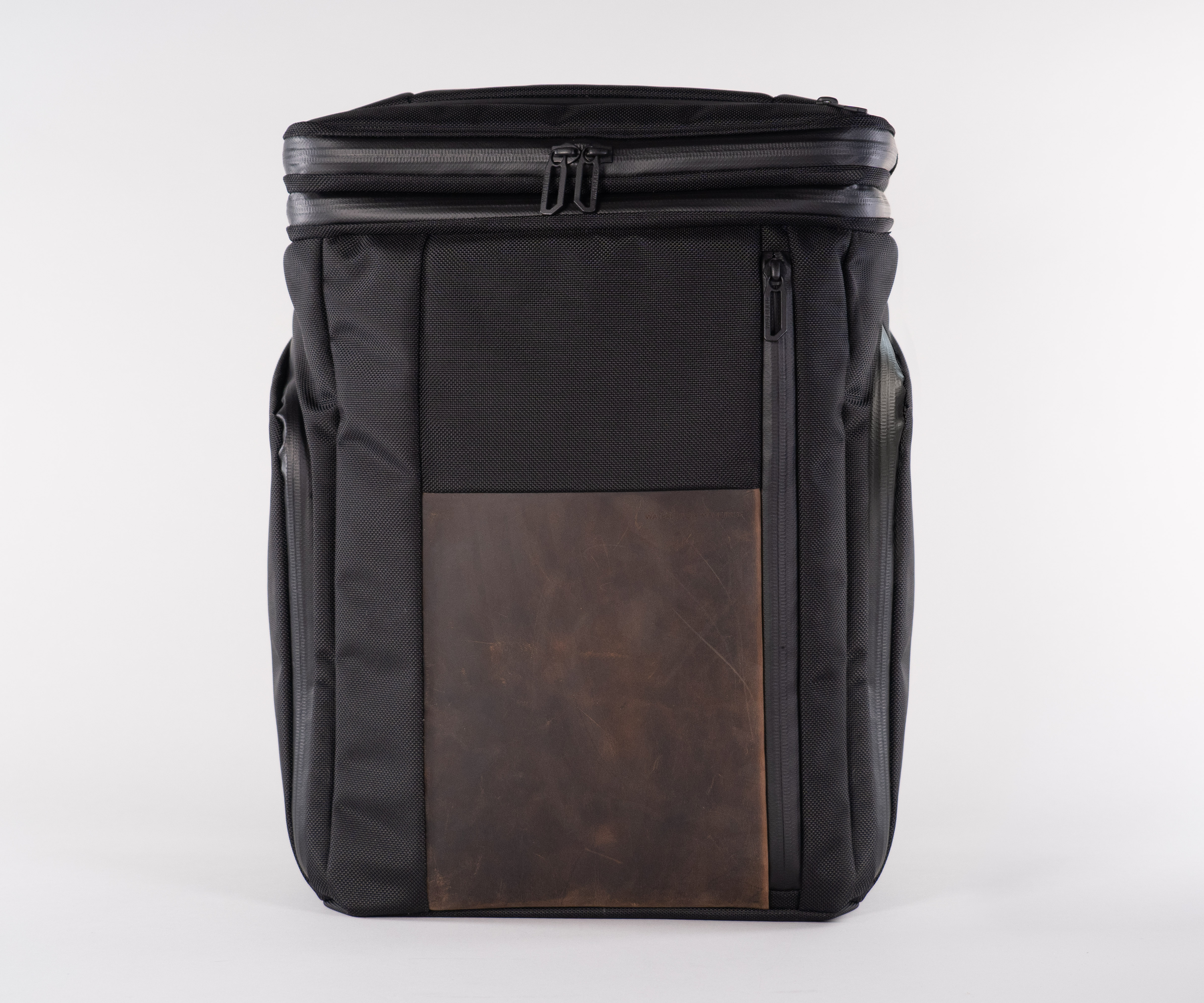 Air Porter Backpack in ballistic nylon and chocolate full-grain leather