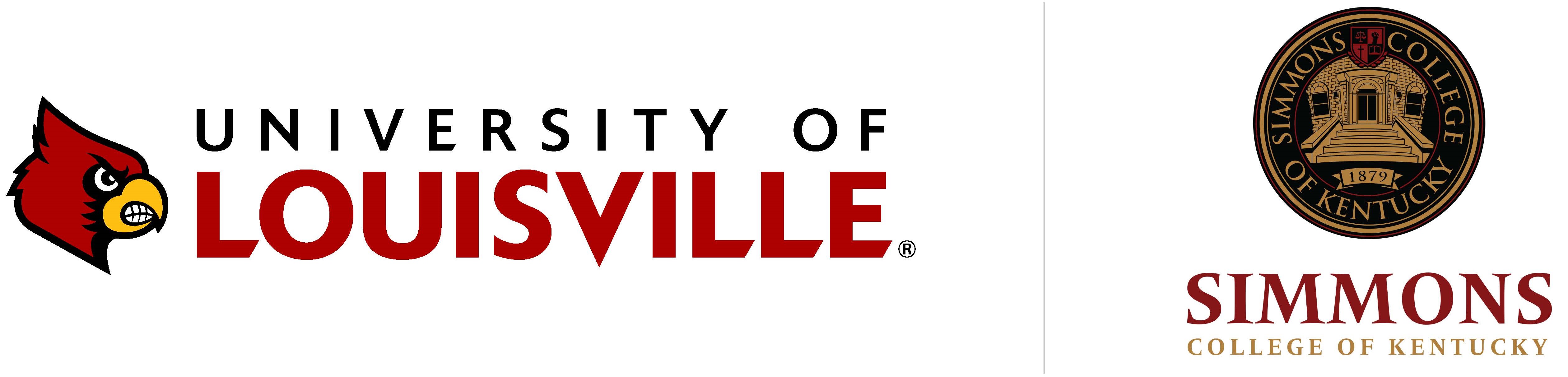 UofL and Simmons logos combined into one image for use with the release