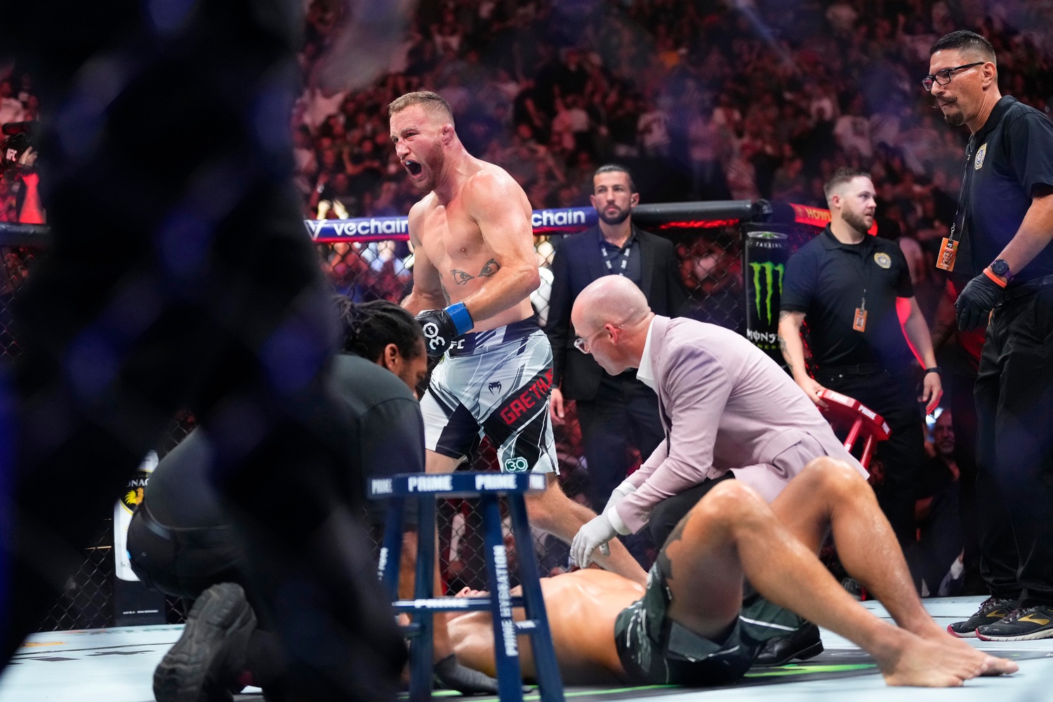 Monster Energy’s Justin Gaethje Defeats Dustin Poirier via Head Kick K.O. at UFC 291 in Salt Lake City, Utah