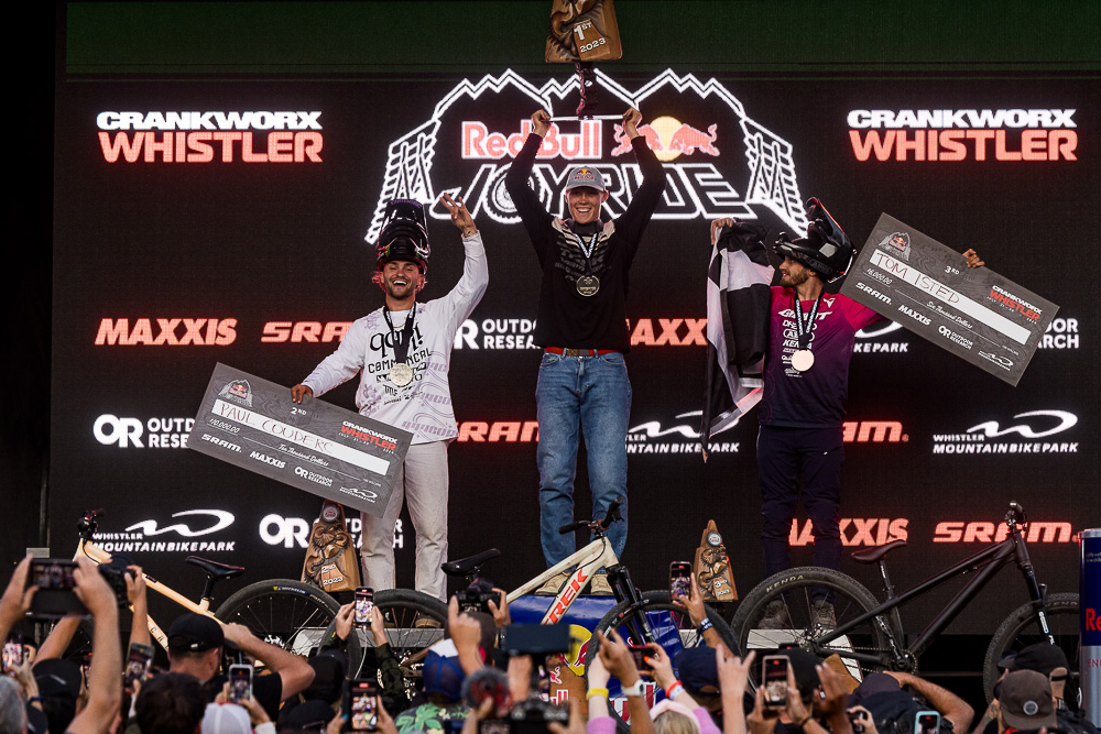 Monster Energy's Paul Couderc Earns Second Place in Red Bull Joyride Slopestyle Contest at Crankworx World Tour Canada