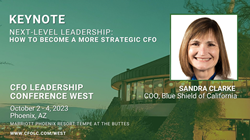 The CFO Leadership Council Welcomes Trailblazer Sandra Clarke COO of Blue Shield of California on Next-Level Leadership