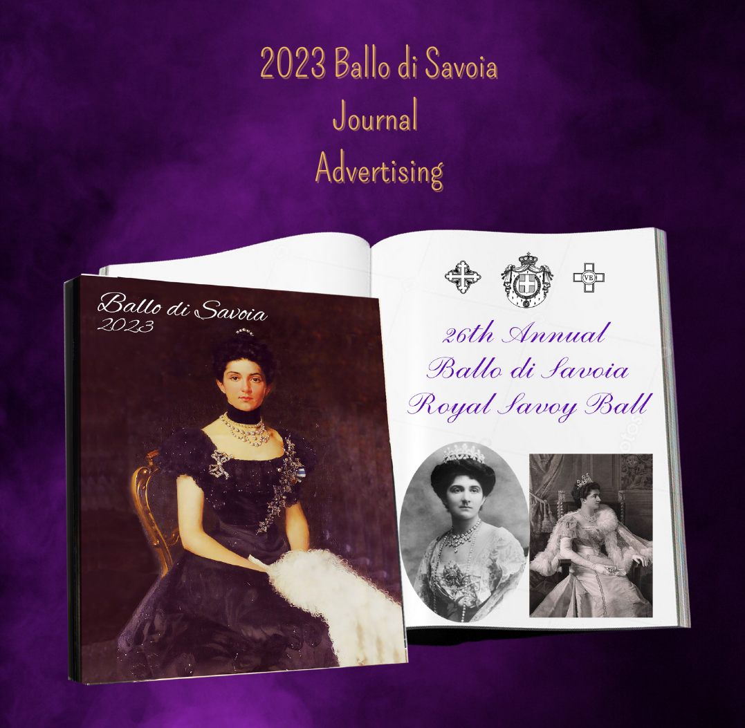 2023 Ballo Di Savoia - Royal Savoy Ball Journal Advertising Subscription