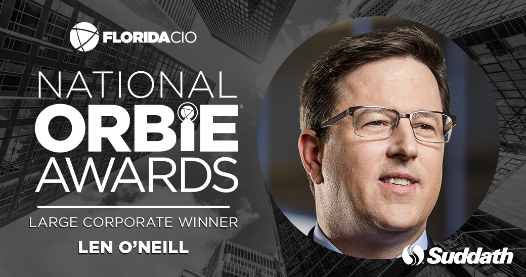 Large Corporate ORBIE Winner, Len O'Neill of The Suddath Companies