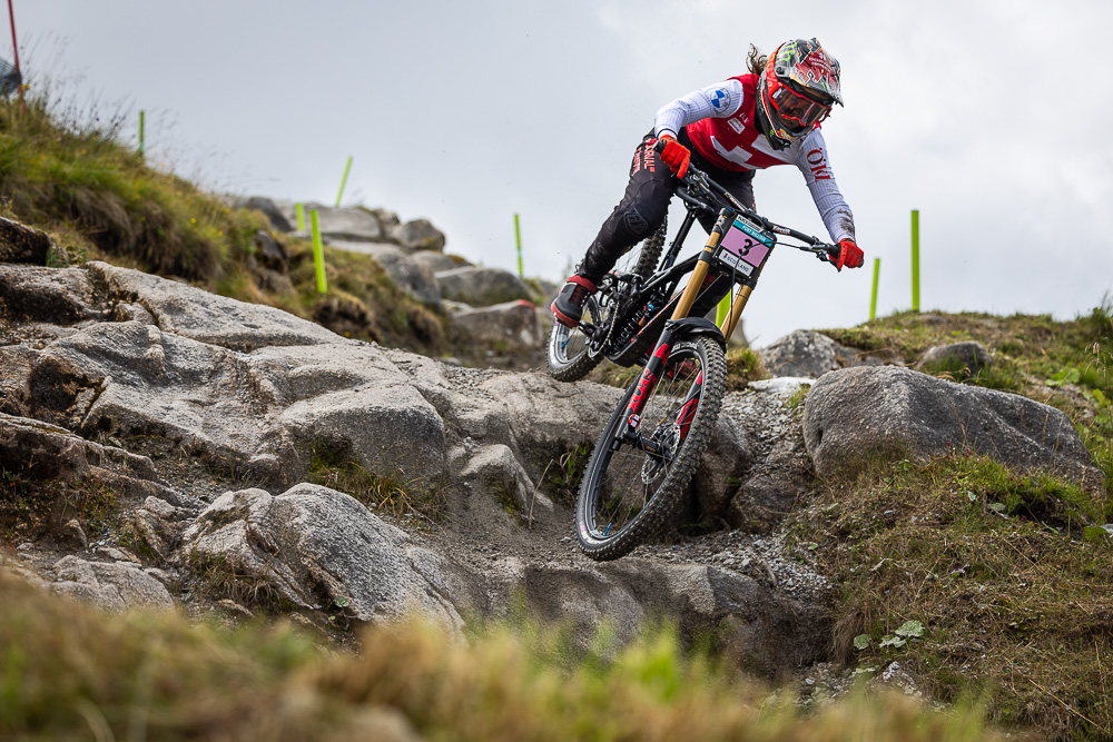 Monster Energy’s Camille Balanche Takes Second Place in the Elite Women's Division at the UCI Mountain Bike World Championships 2023 in Fort William, Scotland