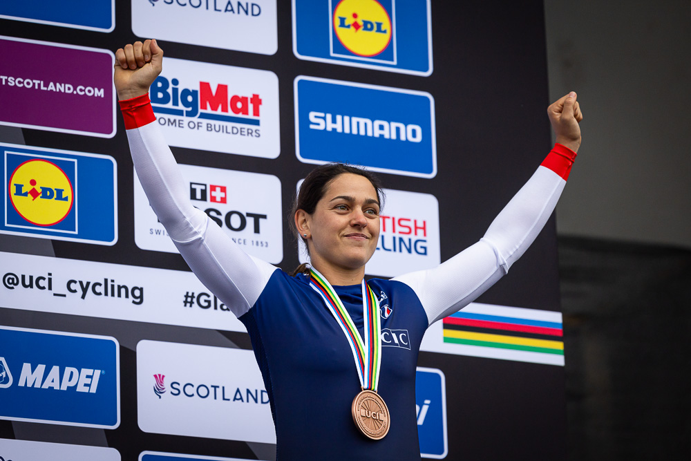 Monster Energy’s Marine Cabirou Takes Third Place in the Elite Women's Division at the UCI Mountain Bike World Championships 2023 in Fort William, Scotland