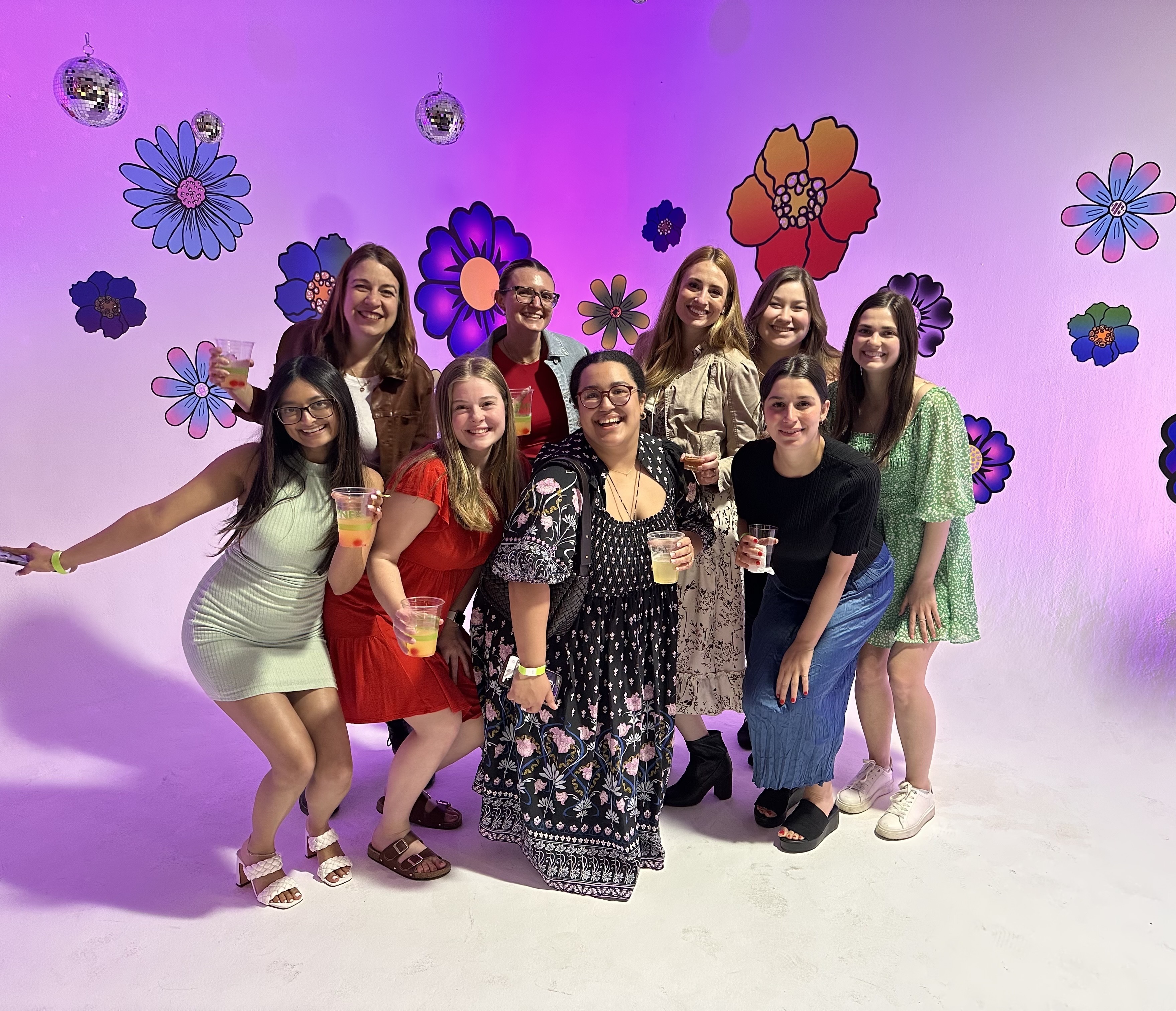 Violet PR's team gathers at a local event in June 2023. Photo courtesy of Violet PR.