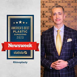 Dr. Shervin Naderi Recognized as one of America’s Best Plastic Surgeons for Rhinoplasty in the 2023 issue of Newsweek